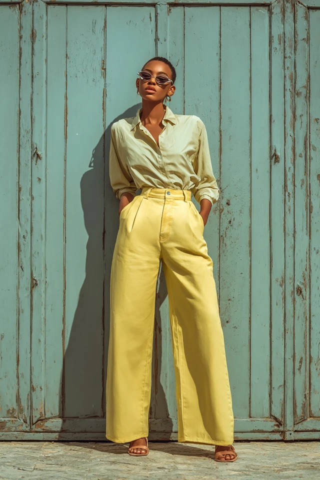 Light Academia Fall Flare Jeans - photo 3