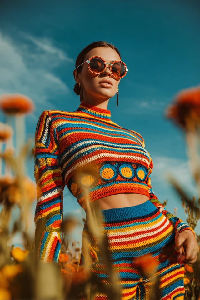 Sporty Boho Crochet Outfit Ideas - photo 3