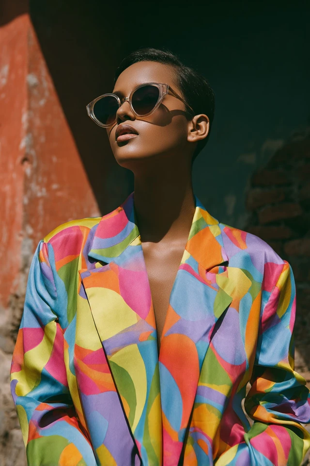 Sporty Silk Oversized Blazers - photo 3