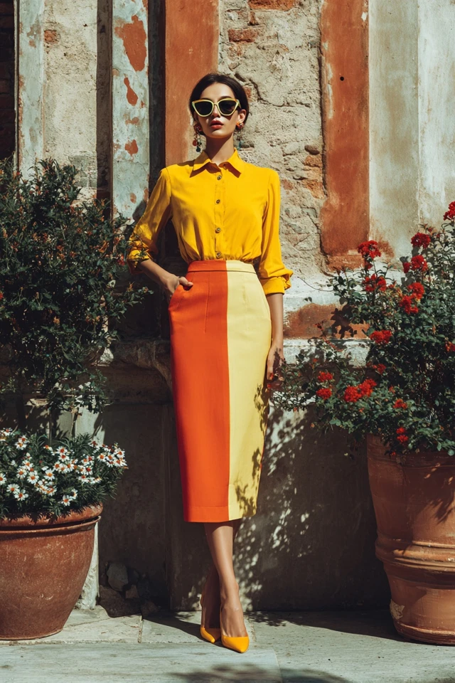 Preppy Festival Midi Skirts - photo 3