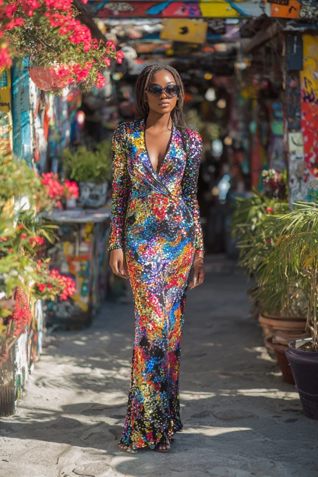 Bold Sequin Bodycon Dresses - photo 3