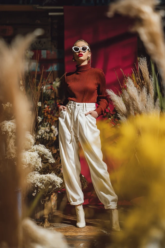 Barbiecore Winter Mom Jeans - photo 3