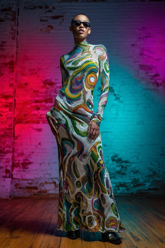 Light Academia Crochet Sheer Layers - photo 3