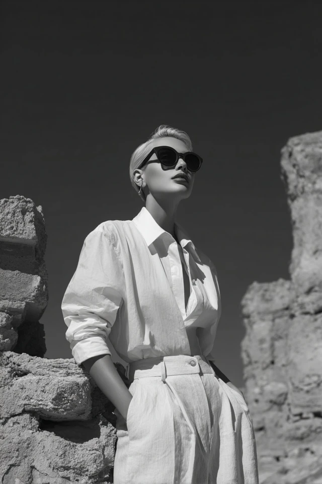 Monochrome Beach Day Capsule Wardrobe - photo 3