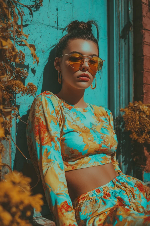 Grunge Bright Colors Outfit Ideas - photo 2