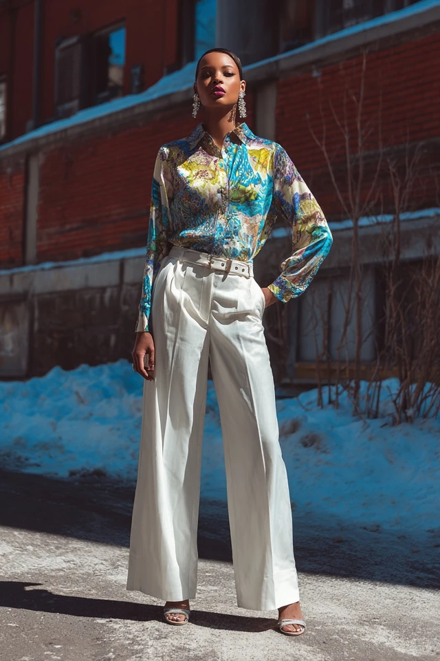 Retro Silk Blouse Basics - photo 3
