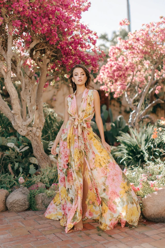 Statement Feminine Floral Dress Weather Style - photo 3