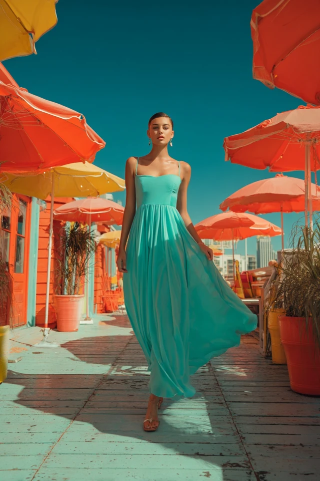 Aesthetic It Girl Slip Dress Color Palette - photo 3