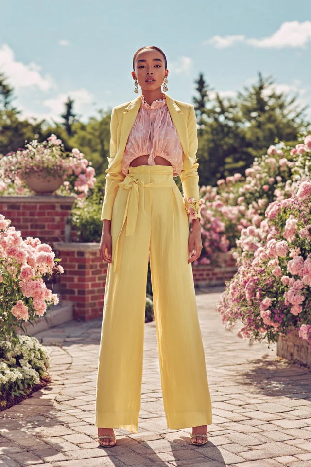 Essentials Glam Linen Pants Occasionwear - photo 6