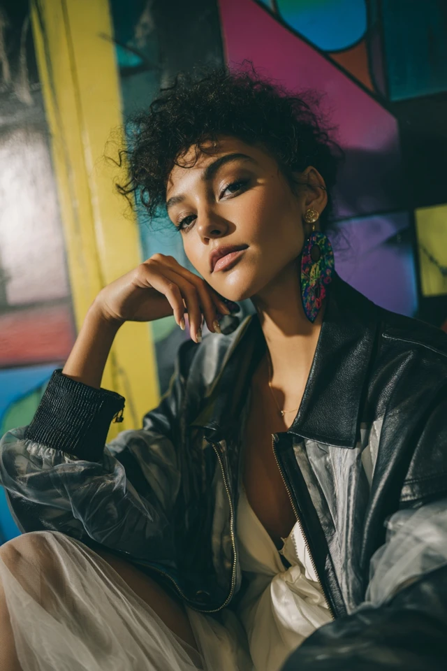 Palette Colorful Leather Jacket Dressing Guide - photo 3