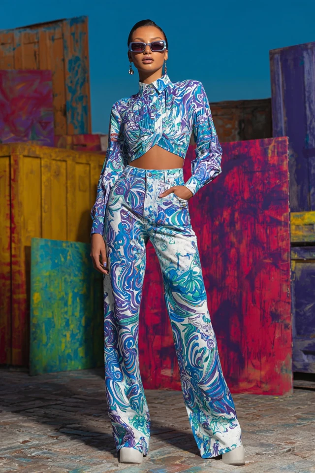 Barbiecore Silk Denim Looks - photo 3