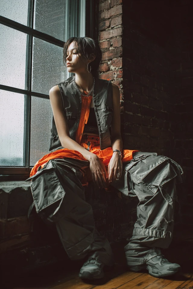 Y2K Cargo Pants Edit - photo 3