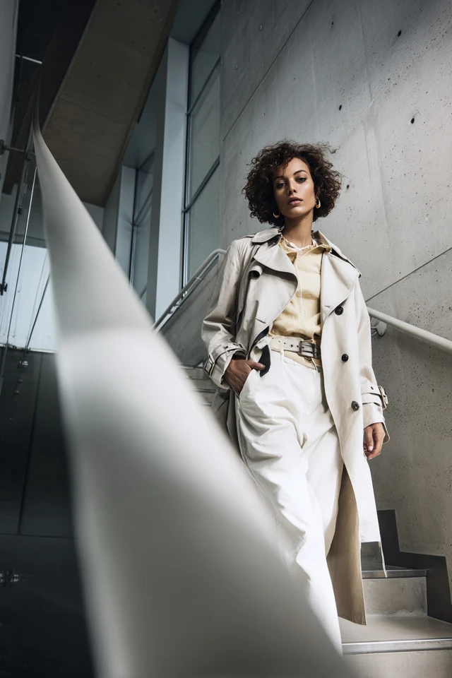 Basics Business Casual Trench Coat Weather Style - photo 3