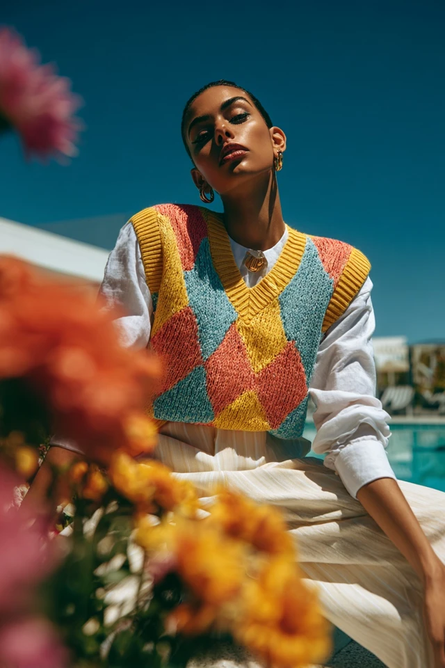 Summer Sweater Vest Color Palette - photo 3