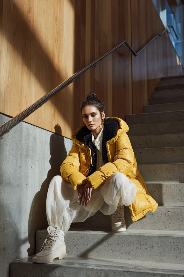 Business Casual Puffer Coat Staples - photo 3