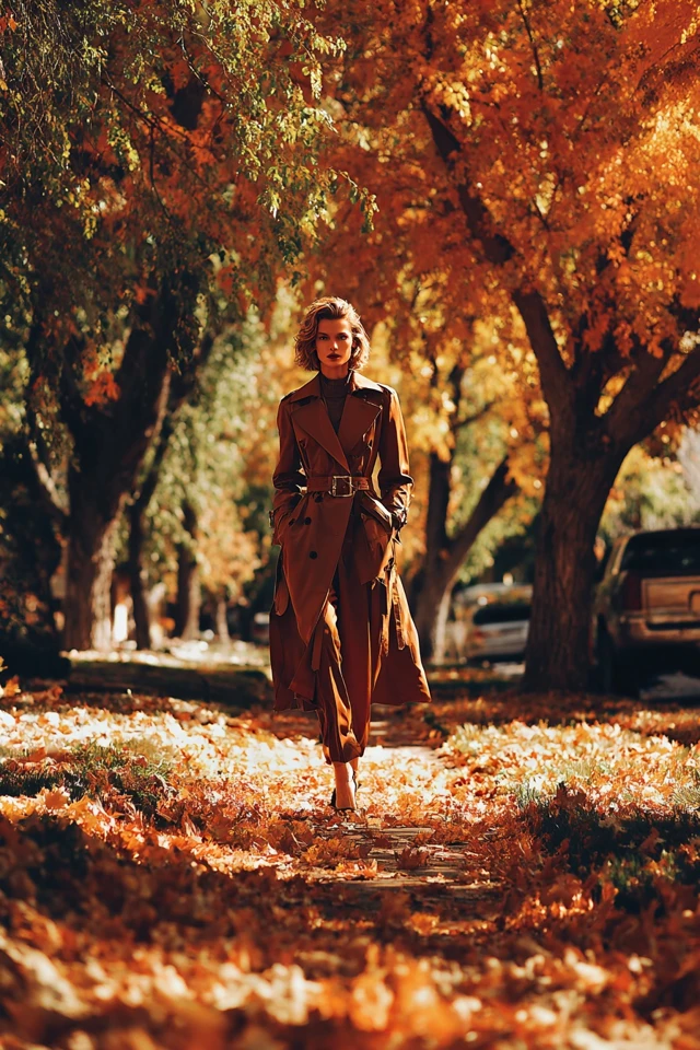 Fall Trench Coat Outfit Ideas - photo 3