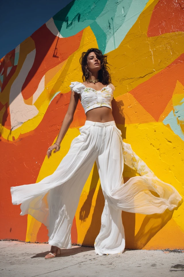 Vibes Cottagecore Wide-Leg Pants Style and Fit - photo 3