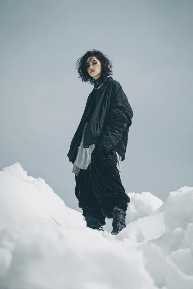 Winter Oversized Shirt Fabric Focus - photo 3