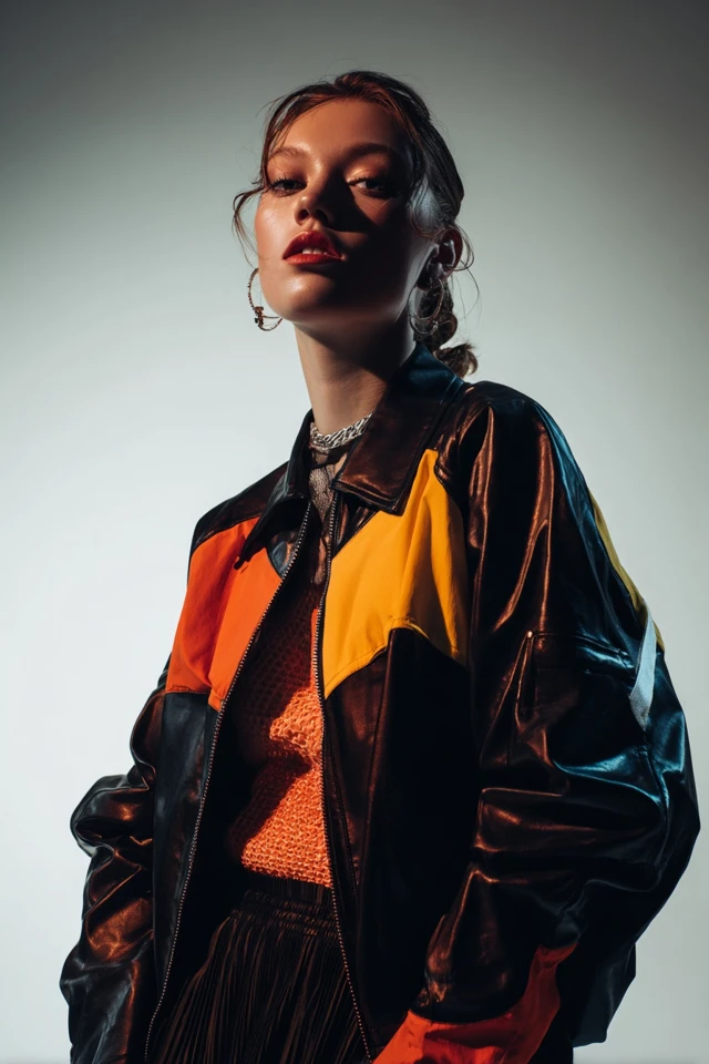 Edit Athleisure Leather Jacket Seasonal Trends - photo 3