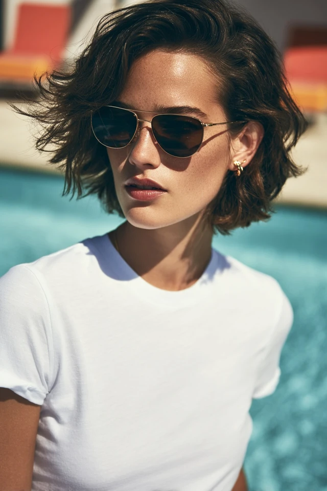 Summer White Tee Wardrobe Basics - photo 3