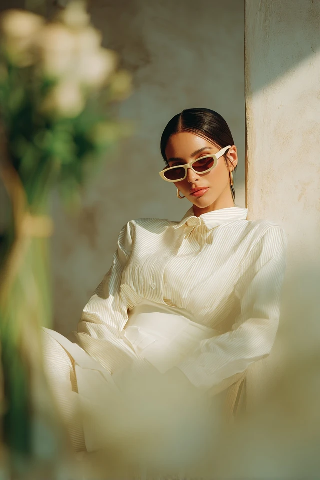 Chic Ivory Poplin Brunch Looks - photo 6