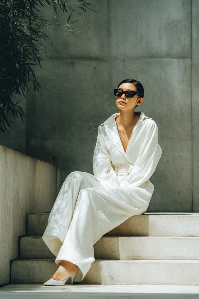 Chic Ivory Poplin Brunch Looks - photo 7