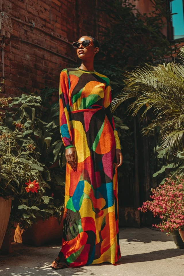 Dark Academia Knit Linen Dresses - photo 4
