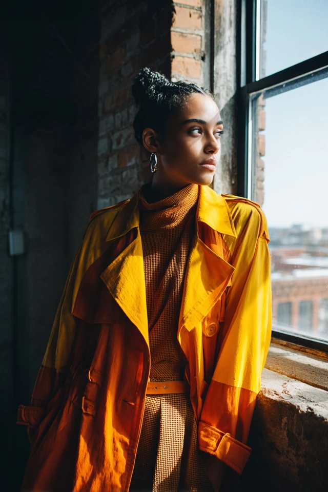Colorful Trench Coat Mood - photo 4