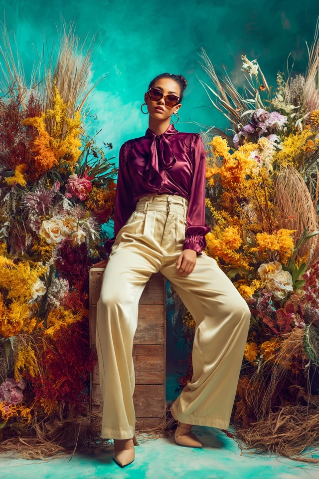 Glamorous Satin Mom Jeans - photo 4