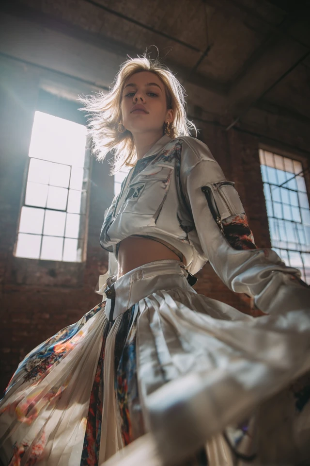 Street Style Satin Skirt Aesthetic - photo 4