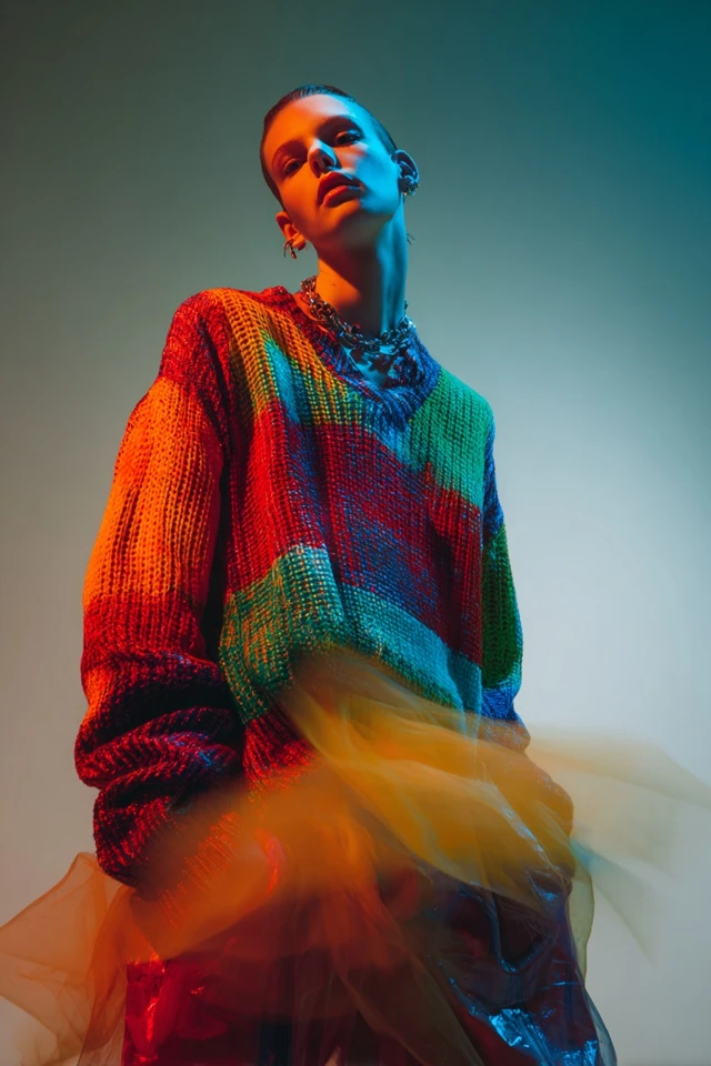 Bold Sweater Vest Layering - photo 4