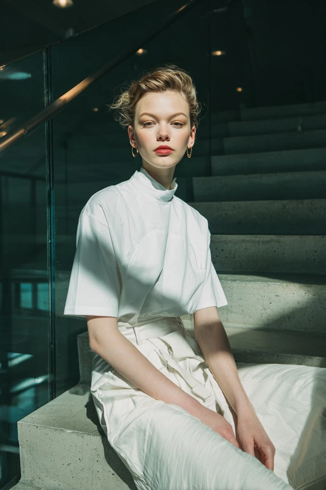 Edgy White Tee Basics - photo 4