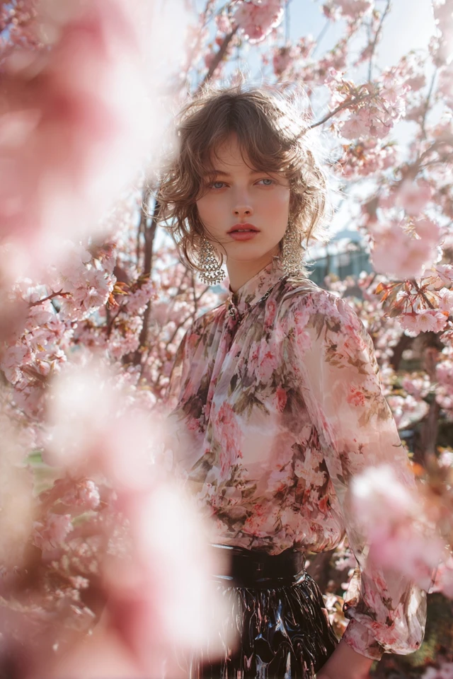 Spring Silk Blouse Weather Style - photo 4
