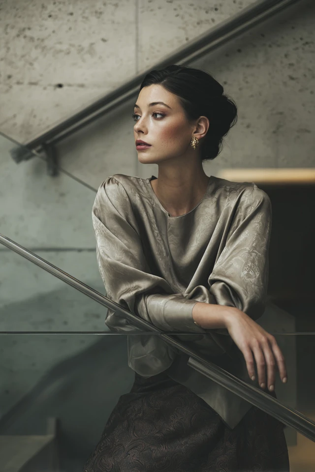 Vintage Silk Blouse Vibes - photo 4