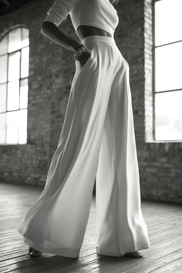 Glam Wide-Leg Pants Lookbook - photo 4