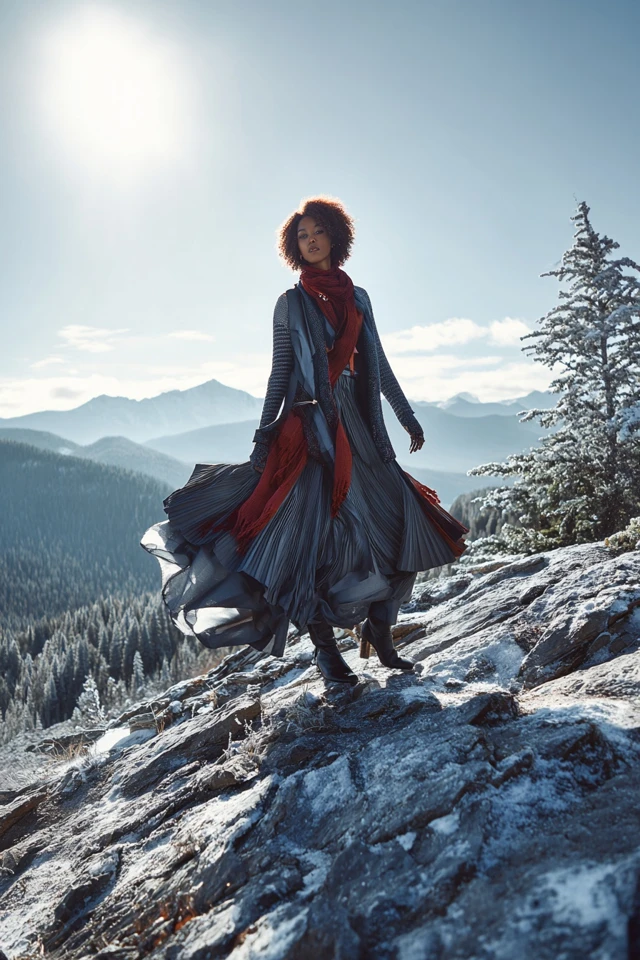 Winter Knit Dress Accessory Trends - photo 4
