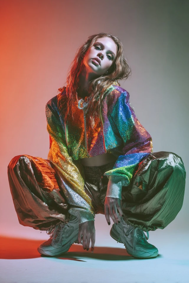 Colorful Sequin Top Curated - photo 4