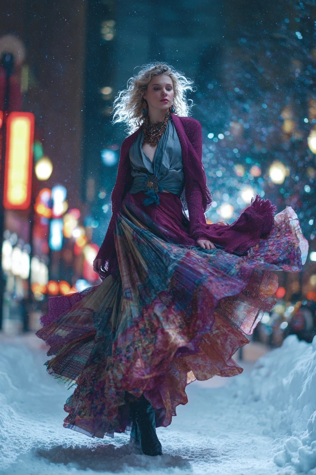 Boho Winter Statement Outfit Ideas - photo 4
