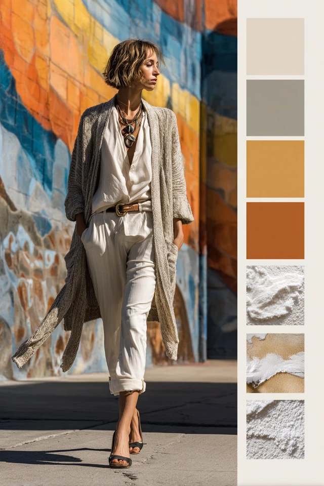 Curated Neutral Cardigan Color Palette - photo 4