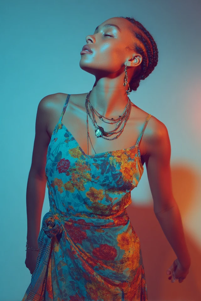 90s Floral Dress Vibes - photo 4