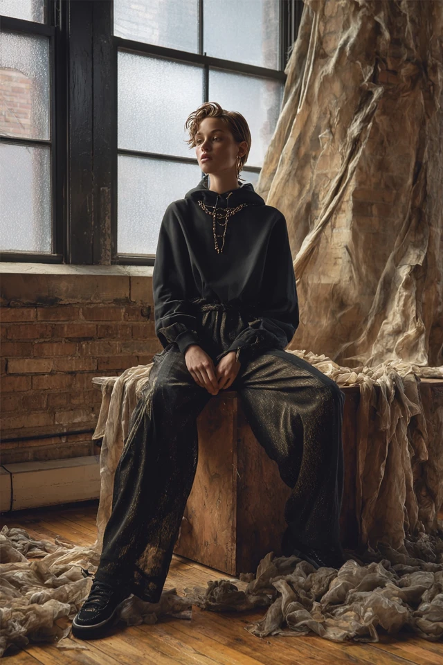 Sporty Wide-Leg Pants Essential - photo 4