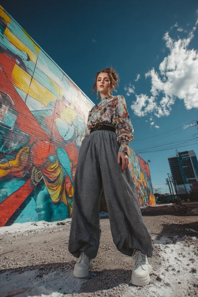 Casual Wide-Leg Pants Trend - photo 4