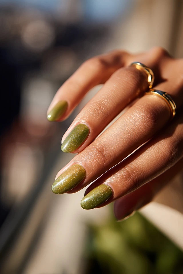 Olive Bloom Mani - photo 3