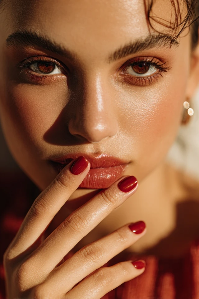 Red Whisper Nails - photo 4