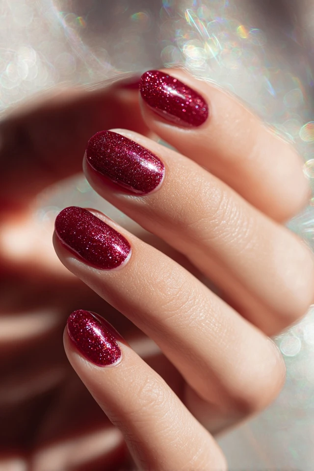 Burgundy Vibe Manicure - photo 4