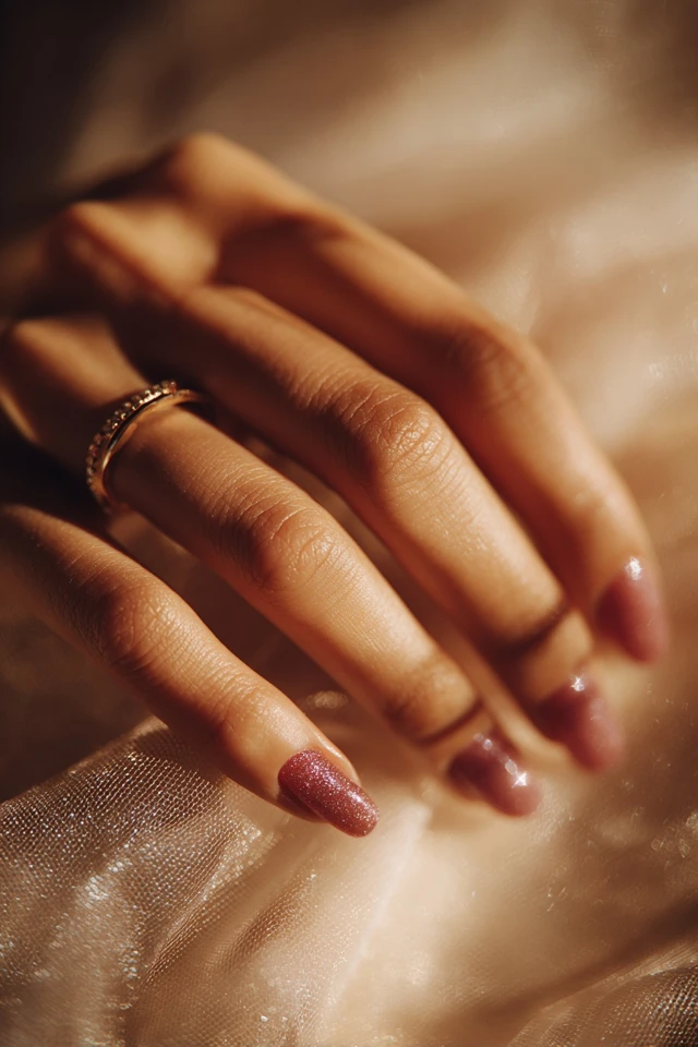Burgundy Whisper Mani - photo 4