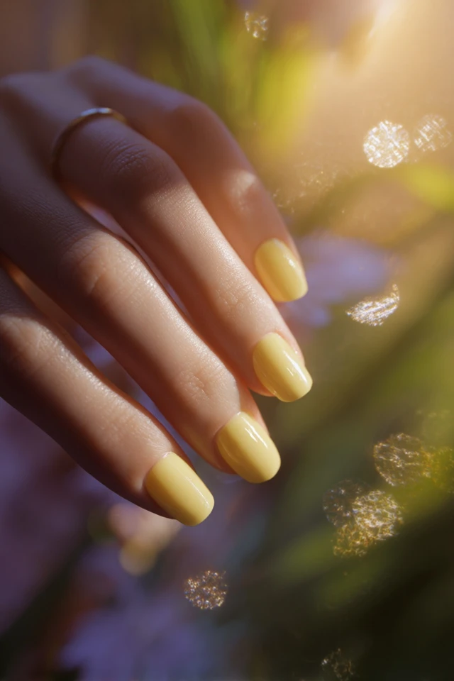 Yellow Bloom Manicure - photo 4