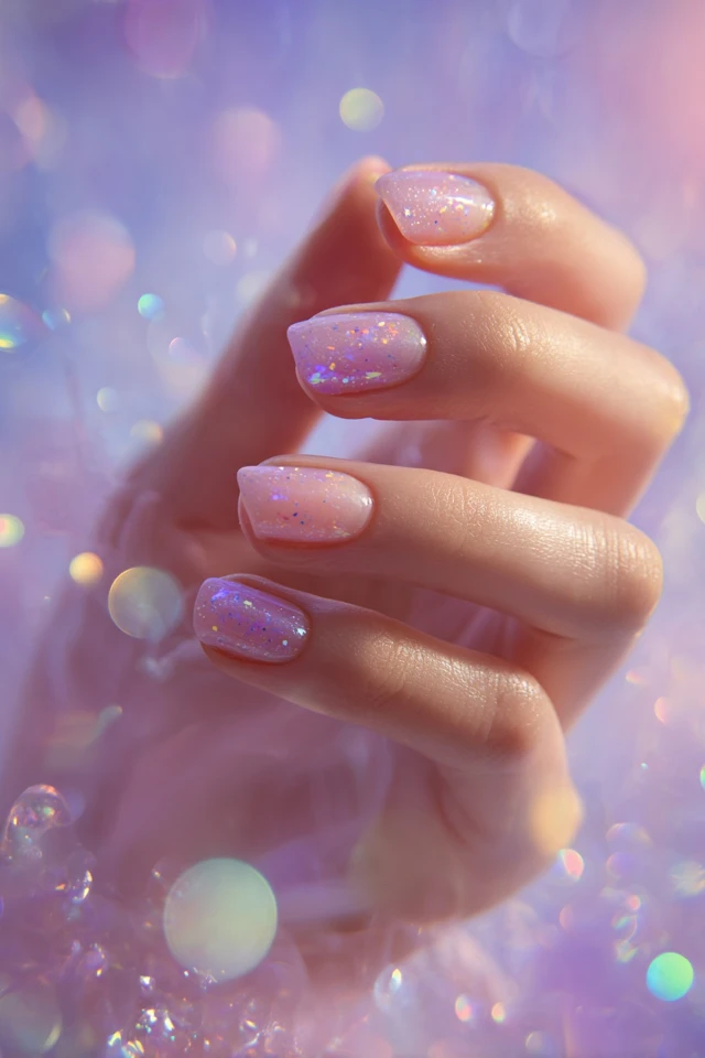 Purple Splash Manicure - photo 4