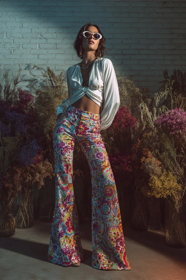 Boho Holiday Flare Jeans - photo 4