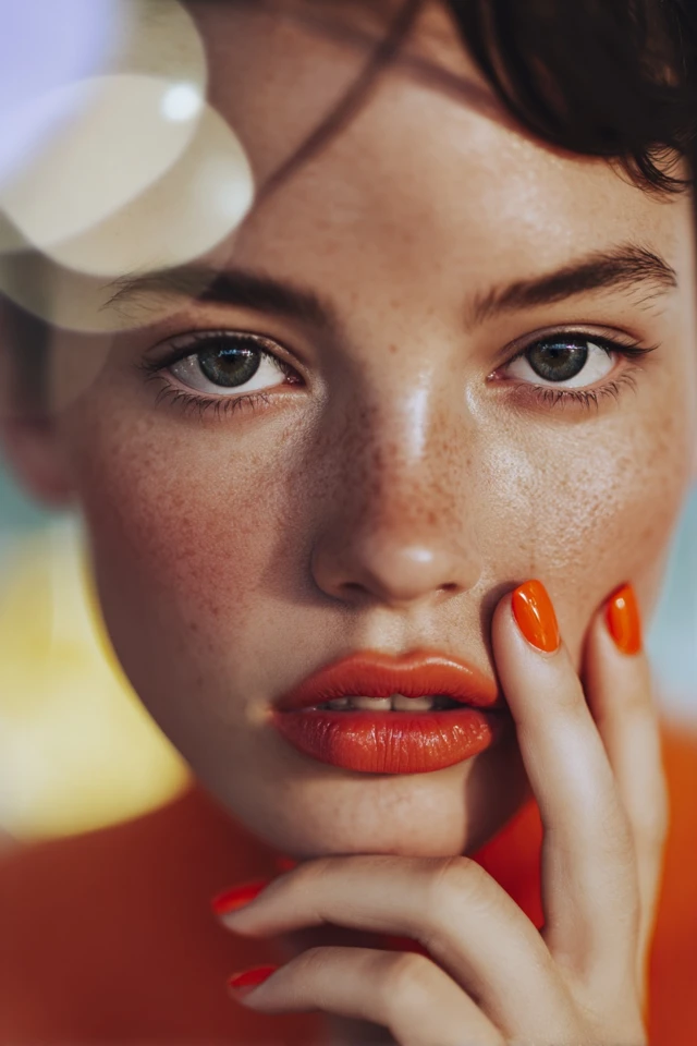 Orange Edge Manicure - photo 4